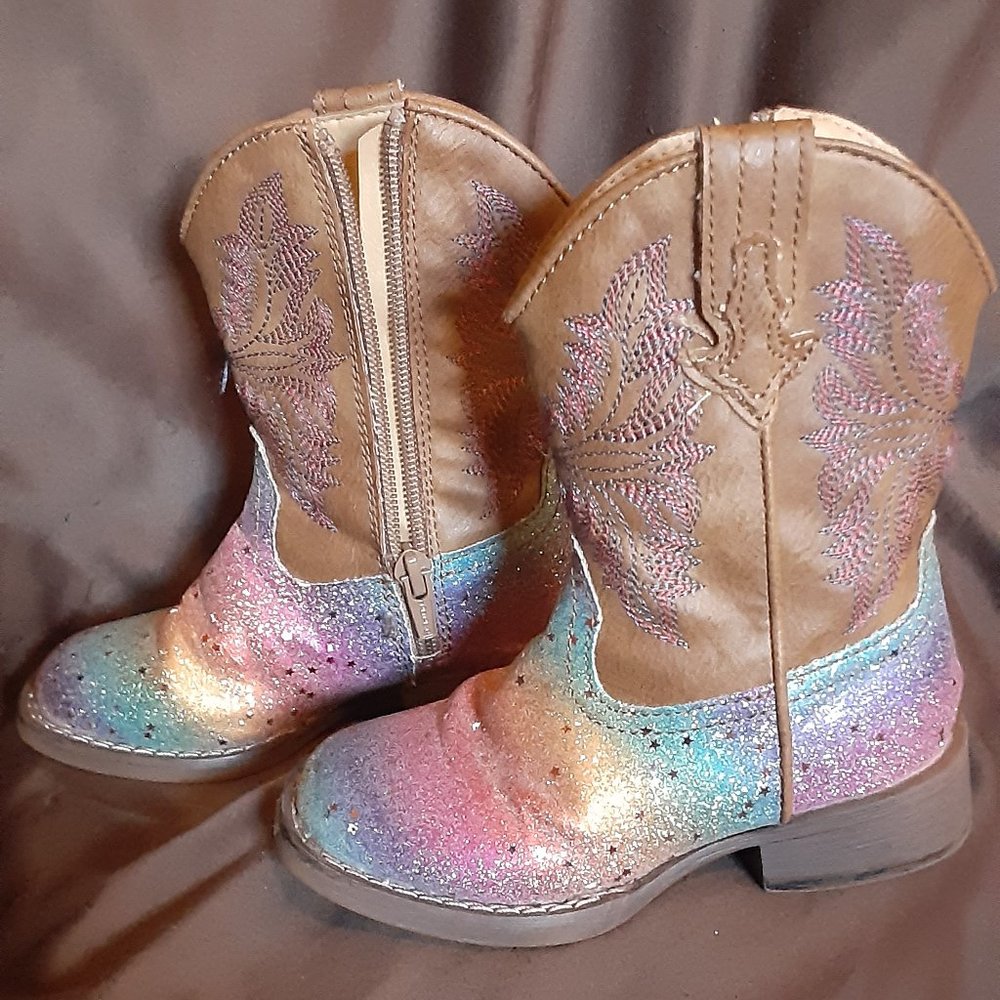 Toddler Girl Roper Cowboy Boot Size 7
